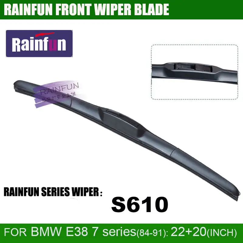 Автомобильная щетка стеклоочистителя RAINFUN 22 + 20 дюймов для BMW 7 серии 1991 2001 E38 725/ 728/