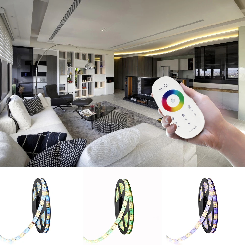 5050 СВЕТОДИОДНЫЕ Ленты RGBW DC12V Светодиодные Гибкие RGB + Белый/Теплый Белый красочные