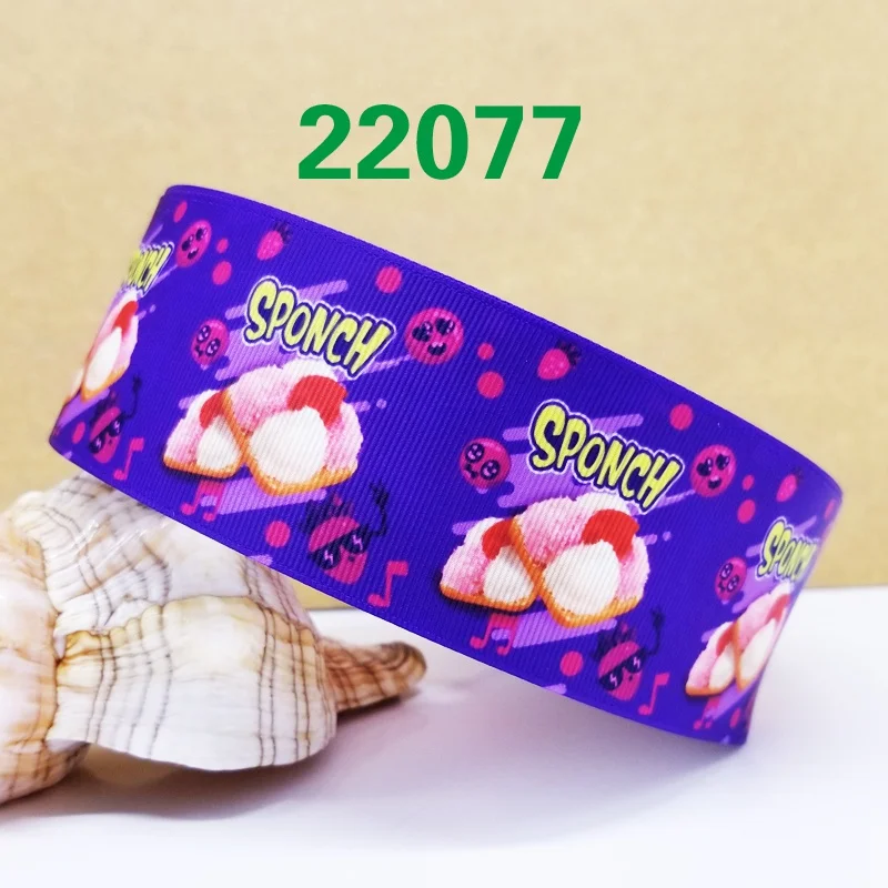 22077 Новое поступление ленты аксессуары для волос лента 10 ярдов напечатанные ленты 22063 - Цвет: 22077