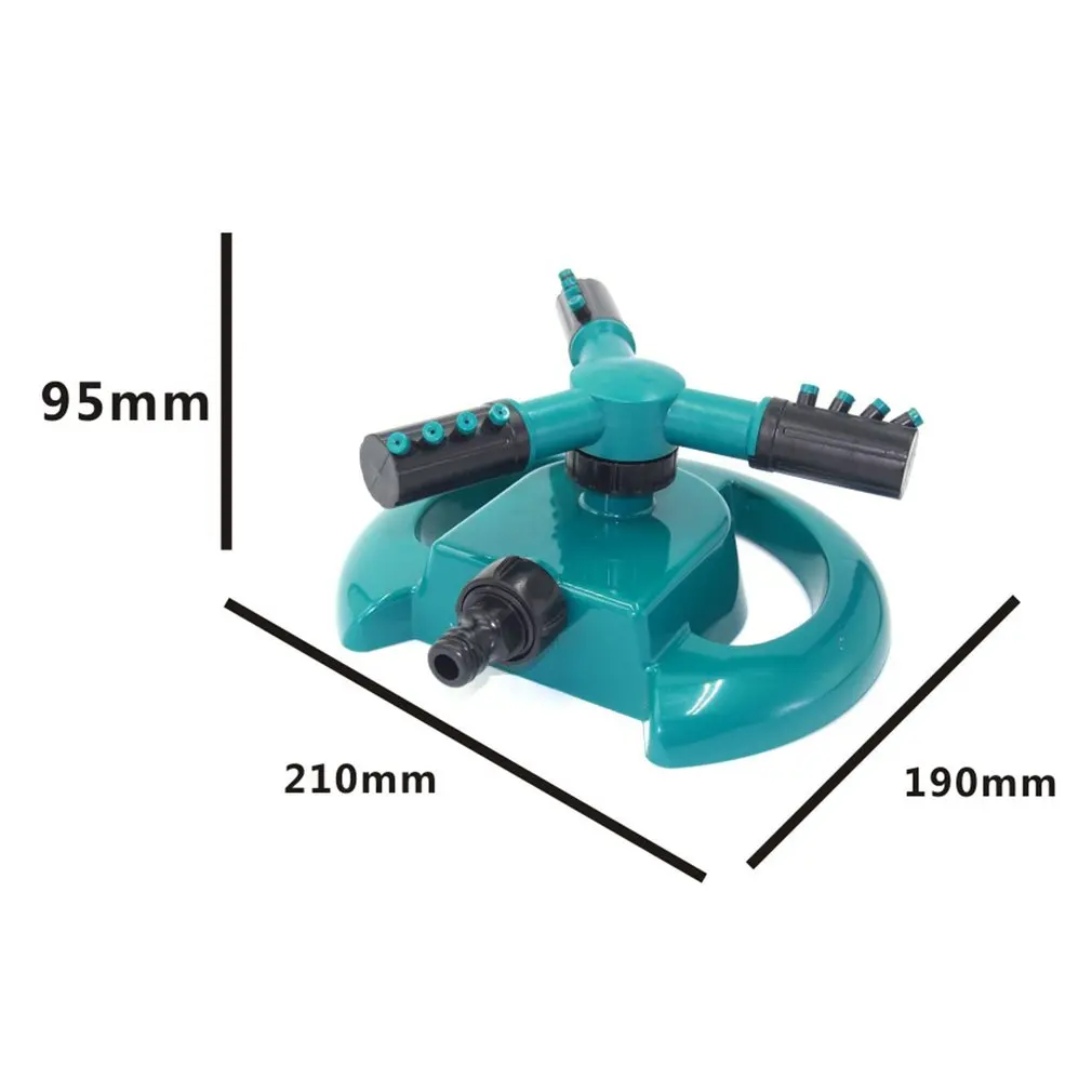 Автоматические садовые разбрызгиватели для полива травы газона 360 дюйма