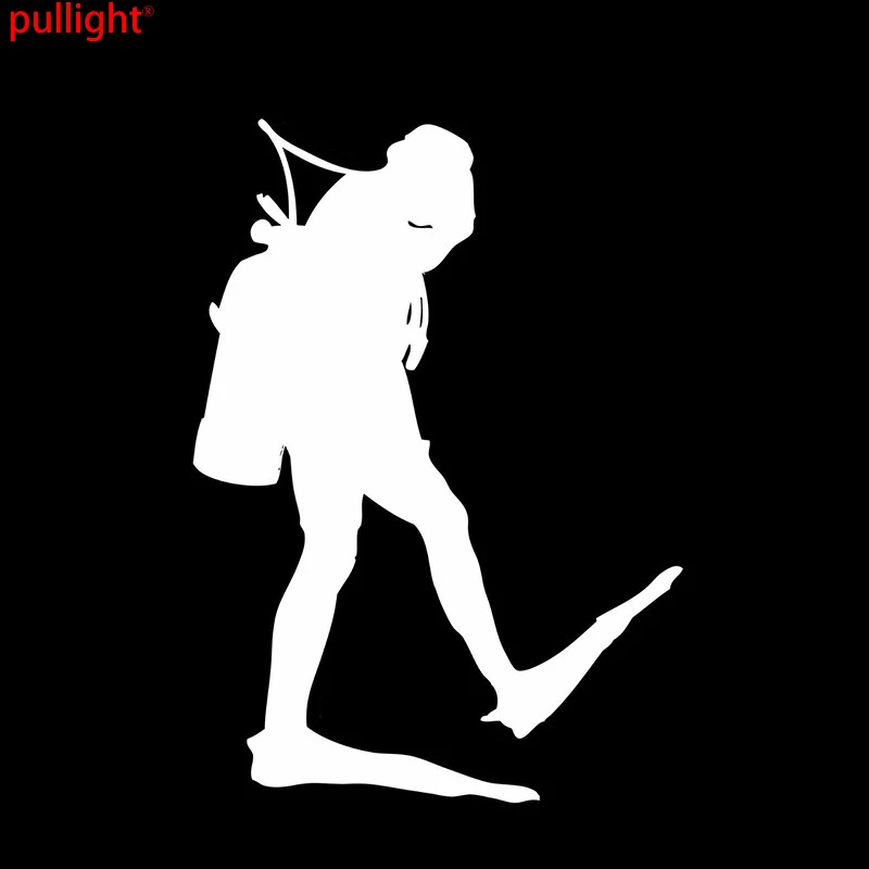 10*13 9 см Индивидуальные виниловые наклейки на бампер для дайвинга