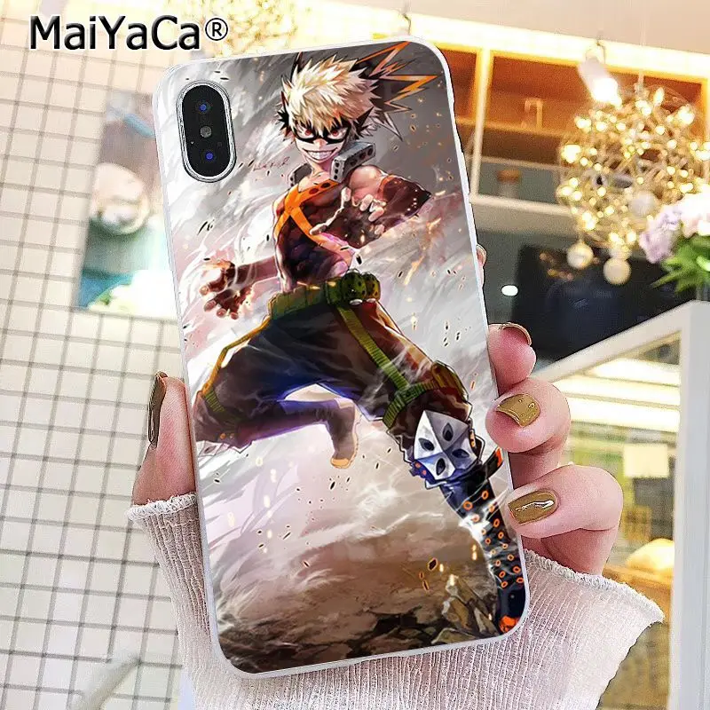 A2 MaiYaCa аниме мой герой Academy deku bakugou Boku no Hero Academy чехол для телефона для iphone 11 Pro 8 7 6 6S Plus X XS MAX 5 5S SE XR - Цвет: A2