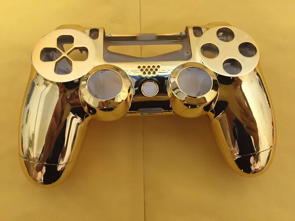 Замена PS4 хромированная обшивка корпуса Оболочка Чехол Защитные части комплект крышка для PS4 Playstation 4 контроллер оболочки DualShock