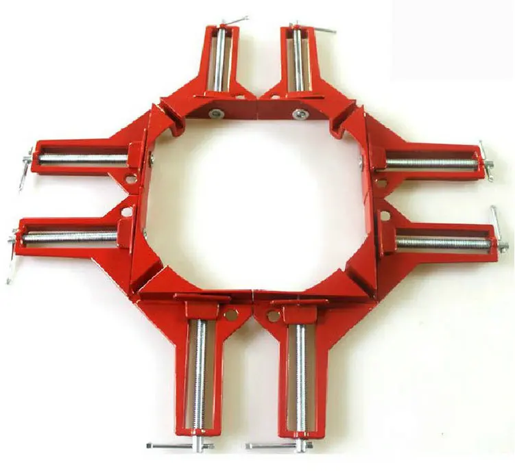 

4PC/LOT Ruggedized Woodworking DIY 4PCS/Set Alumnium Alloy Retaining Right Angle Clamp/Clip, 90 Degree Clamp, Angular Splint
