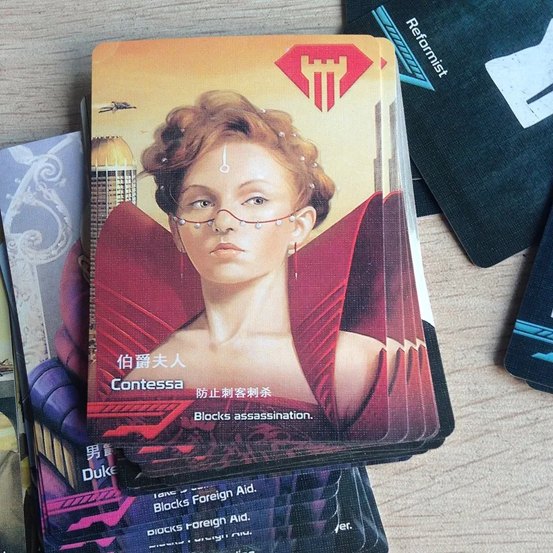 Coup Reformation настольная игра 2-6 игроков для вечерние/семейные, английские и китайские версии легко играть
