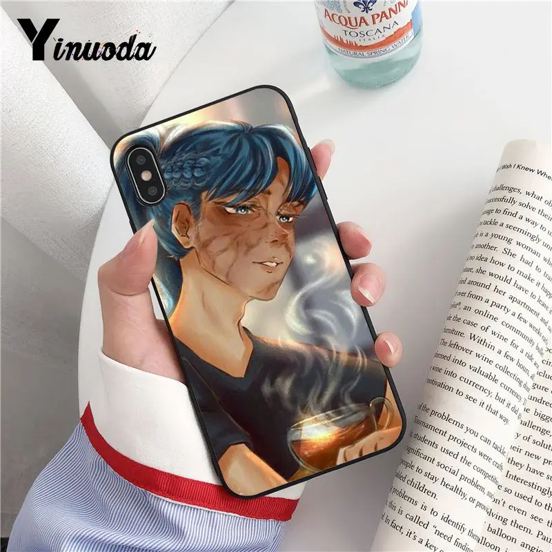 Yinuoda Sally Face игровой чехол черный мягкий для телефона iPhone 8 7 6 6S Plus 5 5S SE XR X XS MAX Coque