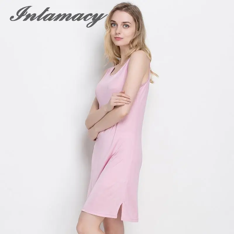 Новинка летнее трикотажное платье без рукавов из 100% натурального шелка длинная