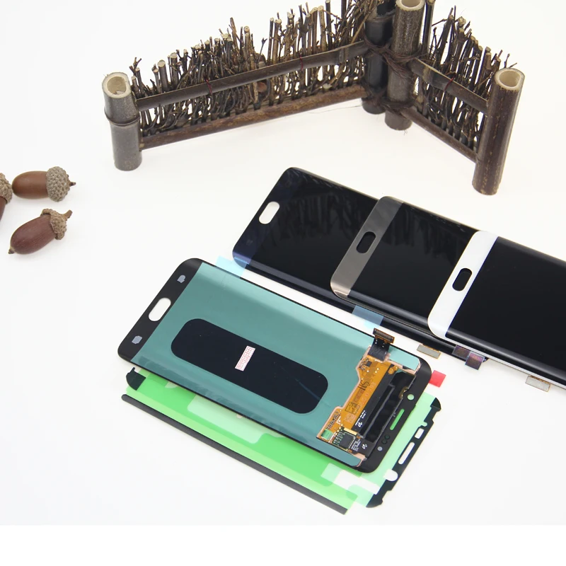Супер AMOLED для Samsung Galaxy S6 Edge Plus G928 G928F ЖК-дисплей сенсорный экран дигитайзер s6 edge LCD |