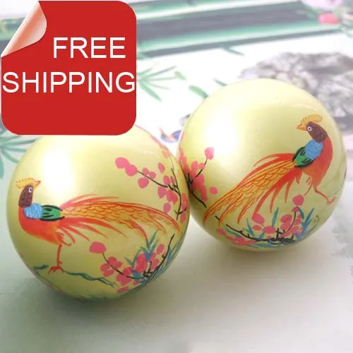 Расписанную 50 мм Баодин шары прекрасный Кам фазана в уникальный блестящий