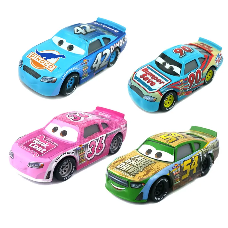 Disney "тачки 3 Lightning McQueen Dinoco #42 пальто NO.36 искусственная колеса #54 стоп распыления