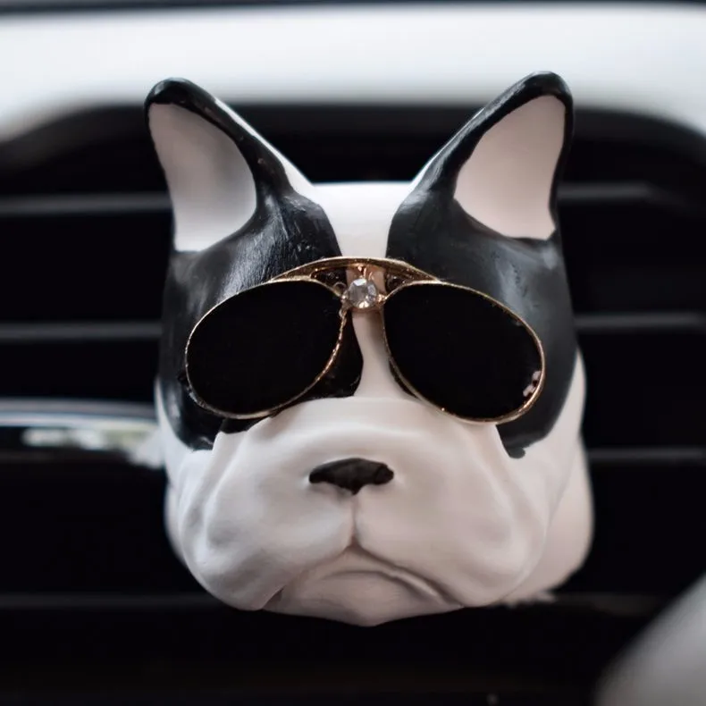 Автомобильный освежитель воздуха Духи Французский бульдог игрушка на выходе