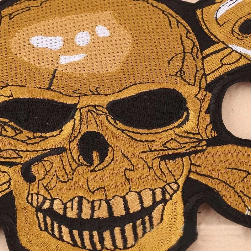 PGY значок со скелетом панк граффити ветер велосипед нашивка большая вышивка