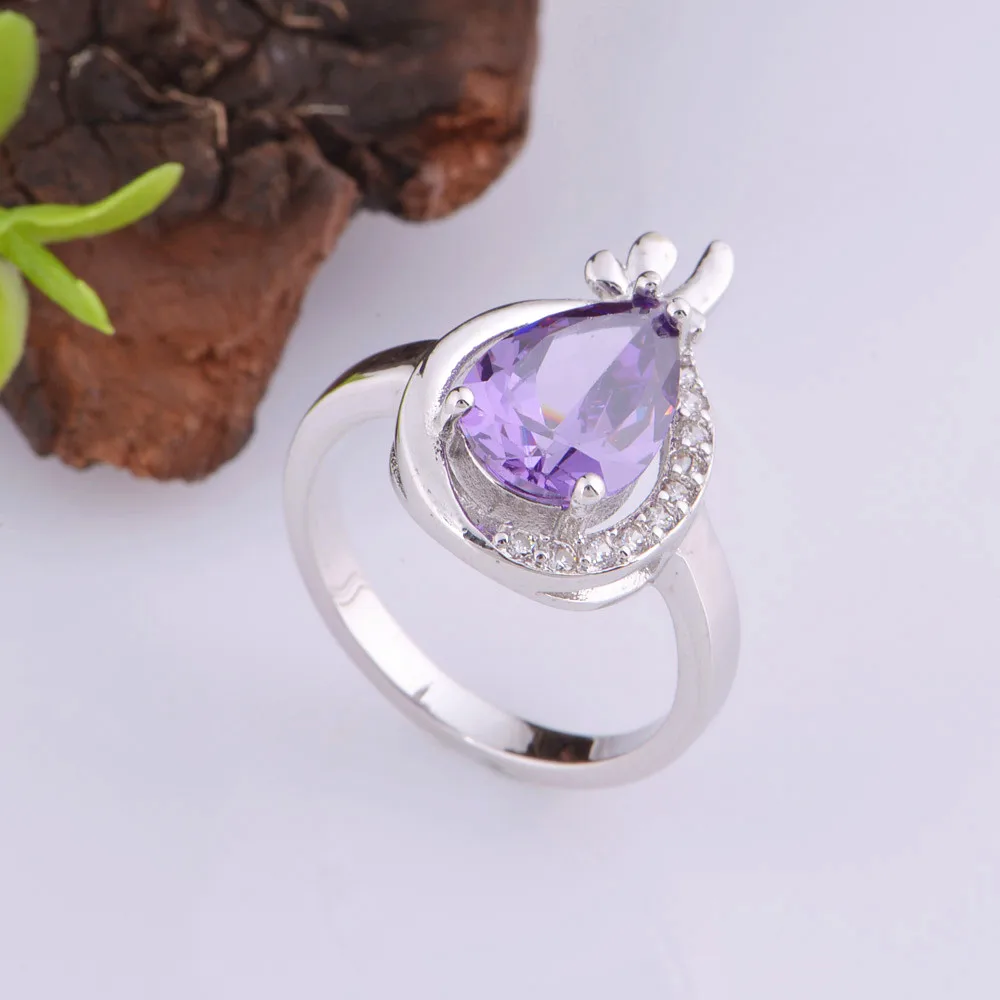 Almei дешевые китайские Jewellery Bague серебро Цвет кольца ювелирные изделия Meninas