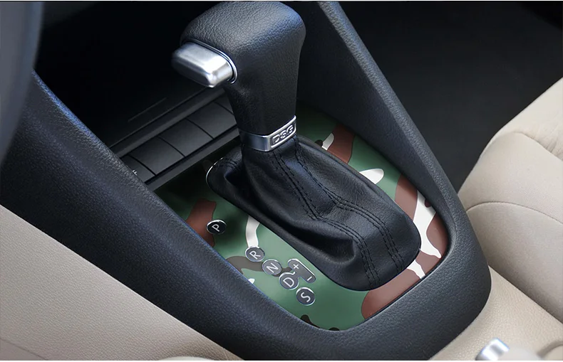 Центральная панель управления наклейки для Volkswagen golf7/7,5 украшения салона автомобиля литье углеродного волокна