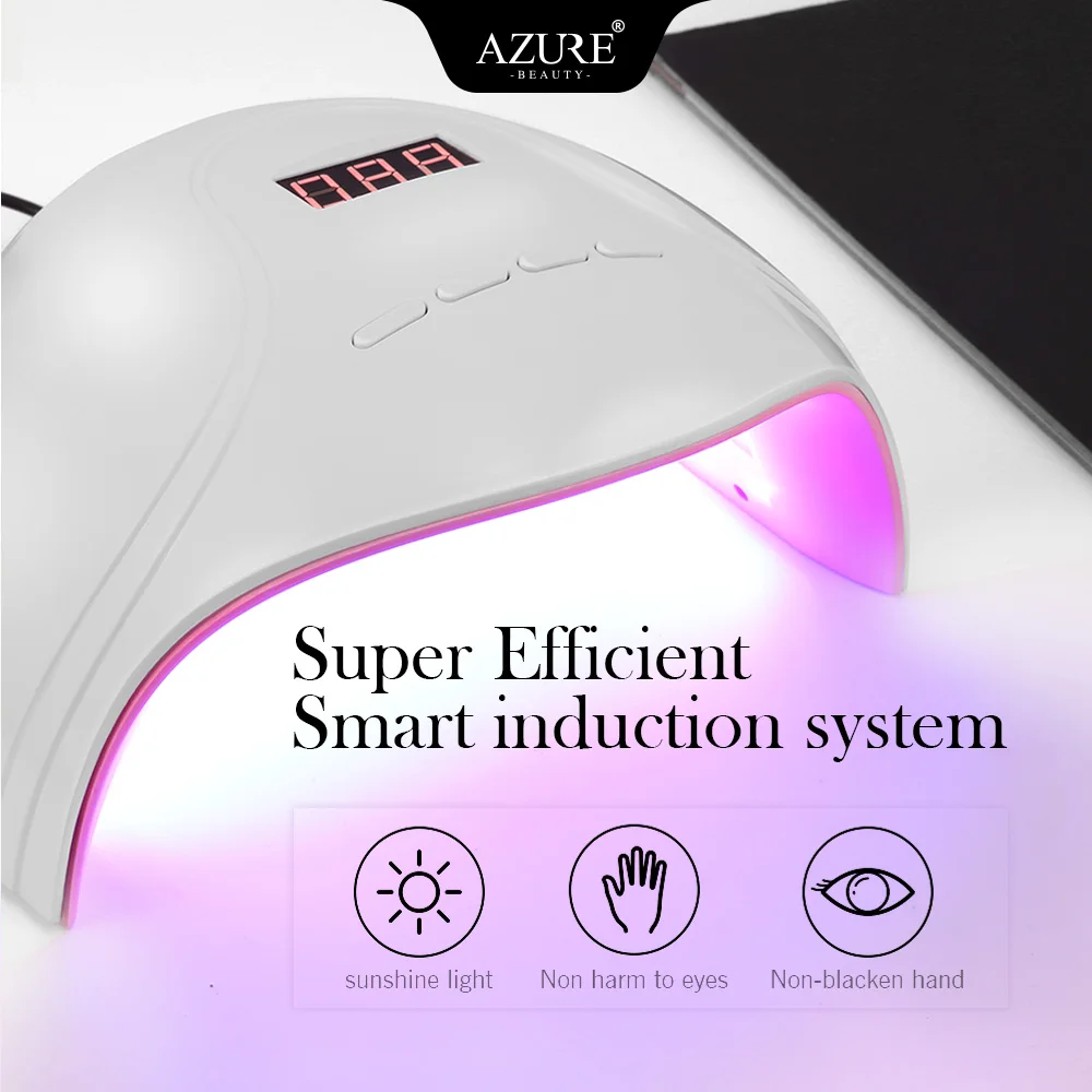 Лазурная красота Z13 60 Вт УФ лампа Светодиодный для ногтей Сушилка с 30 s/60 s/90 s/120