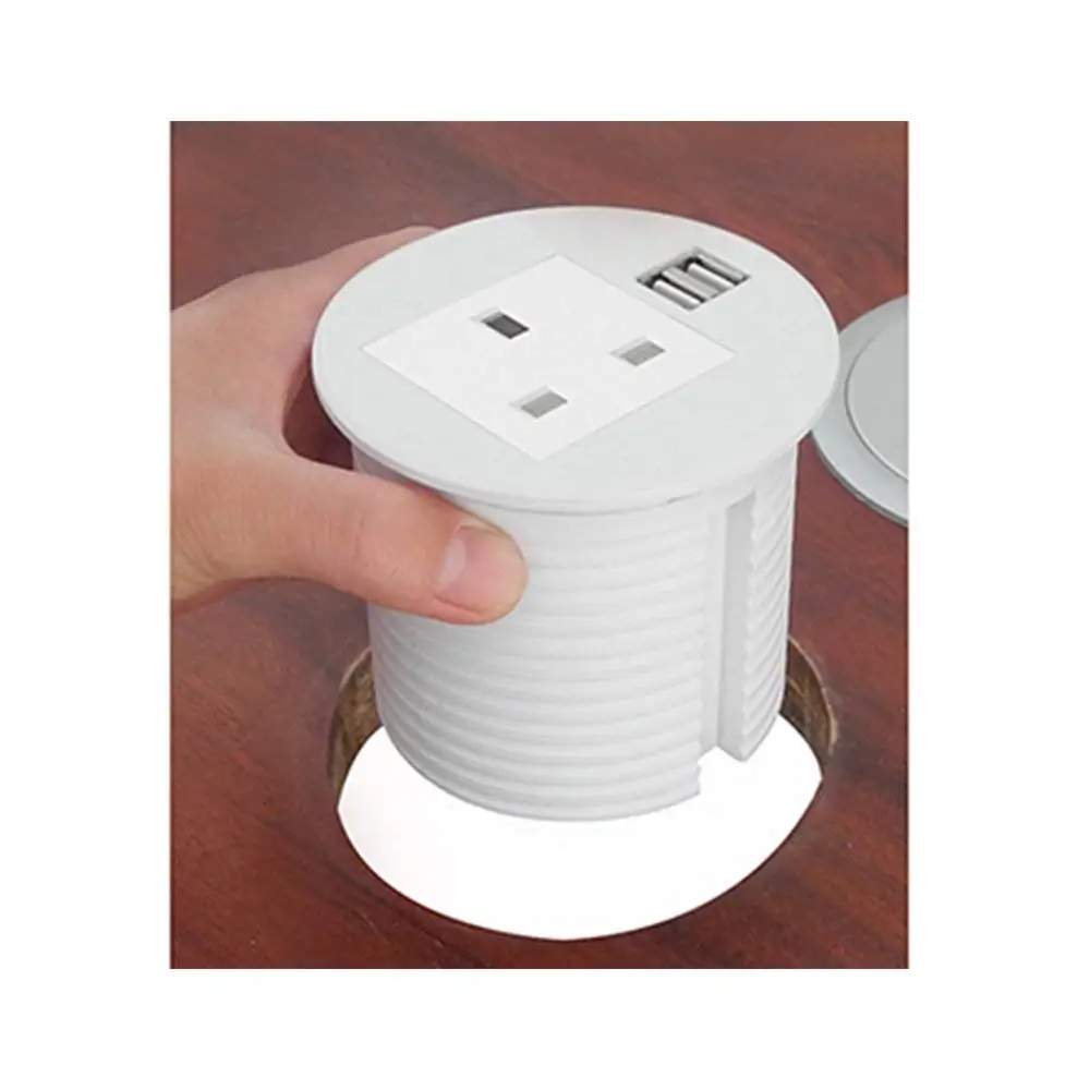 Втулка питания 1 розетка 2 порта USB RJ45 для разъема управления кабелем/офисного