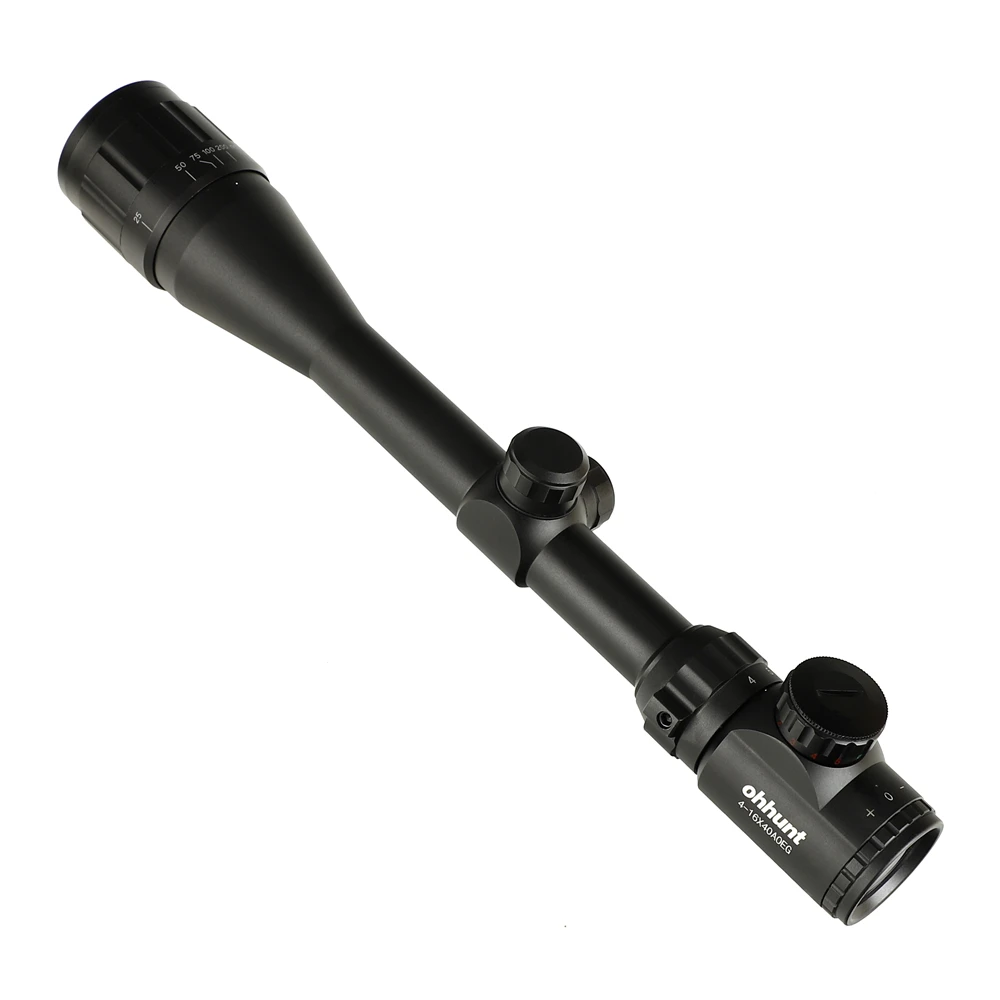 Ohhunt 4-16X40 AO охотничьи оптические прицелы 1 дюймов труба Mil точка сетка красный зеленый с подсветкой Оптический прицел