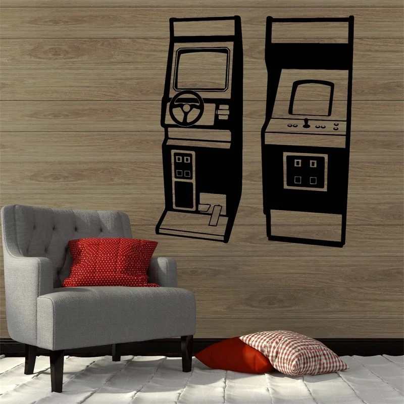 Виниловые наклейки на стену игровые автоматы видеоигры старый геймер аркады |