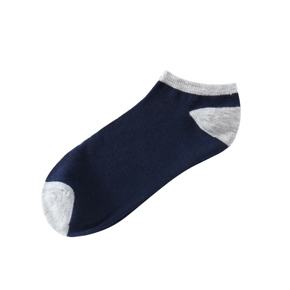1 пара мужские удобные хлопковые носки в полоску короткие calcetines mujer divertidoheren