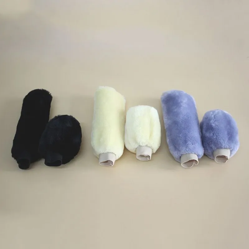 Зимний плюшевый меховой фонарь ручной тормоз крышка ручки переключения передач