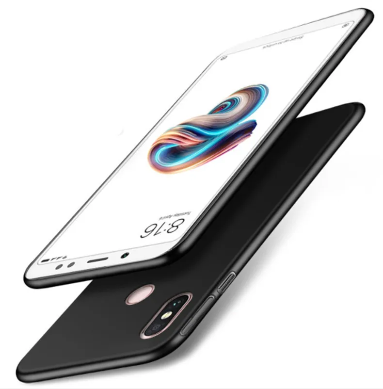 Soft Thin Case for XIAOMI redmi note 5pro TPU silicon Back cover Protect phone case For xiaomi 5 (black) |