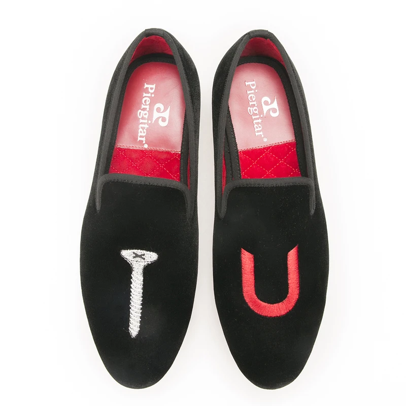 Лидер продаж 2018 новинка мужская обувь ручной работы TU тапочки с вышитыми буквами