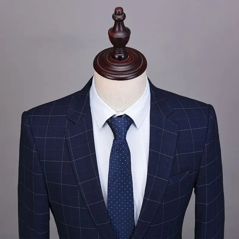 3 шт. мужские костюмы в клетку под заказ|brand tuxedo|fashion tuxedotuxedo brands |