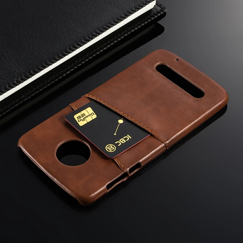 Для Moto Z2 Play Z3 Play из искусственной кожи чехол для Moto X4 Z2 деловой чехол для Moto Z Play Z Force чехол для телефона