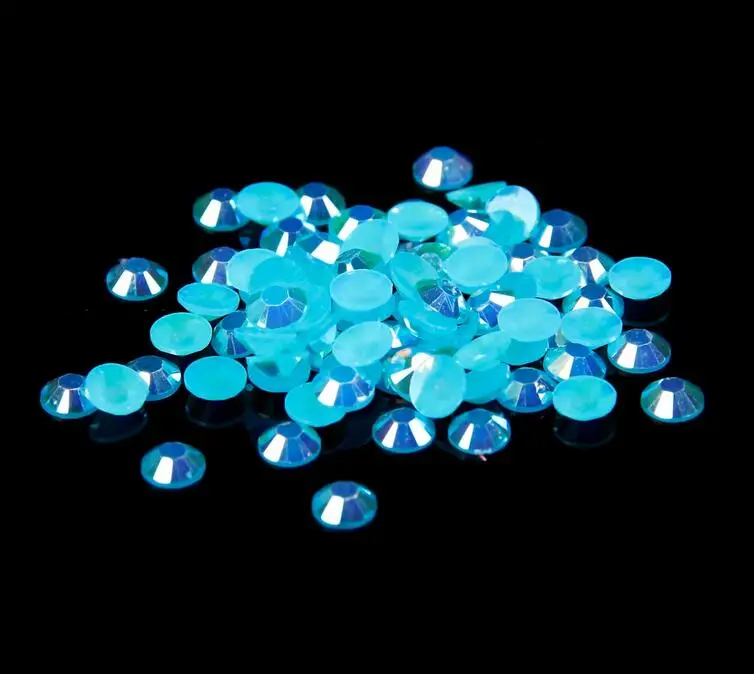 2 мм 3 мм 4 мм 5 мм 6 мм Bling DIY синий желе базовый цвет, каучуковый Стразы ручной работы плоский смоляной камень для украшения одежды и ногтей