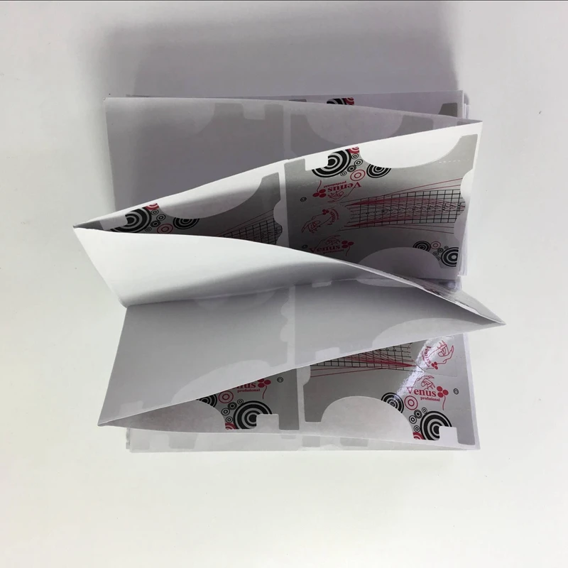 

100pcs/pack Professional Nail Forms Self-adhesive Gel Nail Extension Guide UV Gel Nail Art Tips Beauty Tool Stickers #TMB02-1#