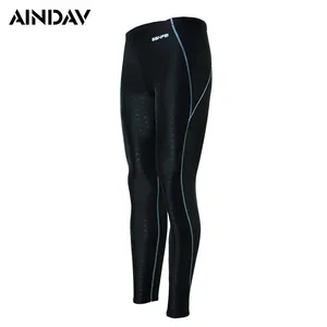 Купальник мужской, водоотталкивающий, спортивный, с длинными штанинами, Sunga размера плюс