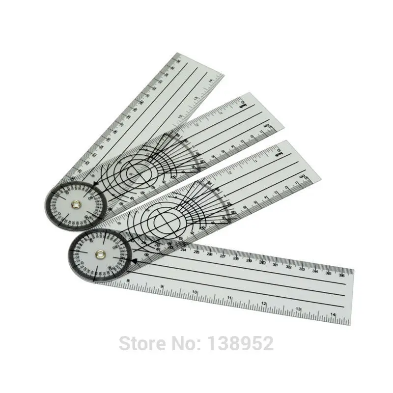 Медицинская линейка угловая Гониометр спинномозговой 10 шт./лот!|Рулетки| |