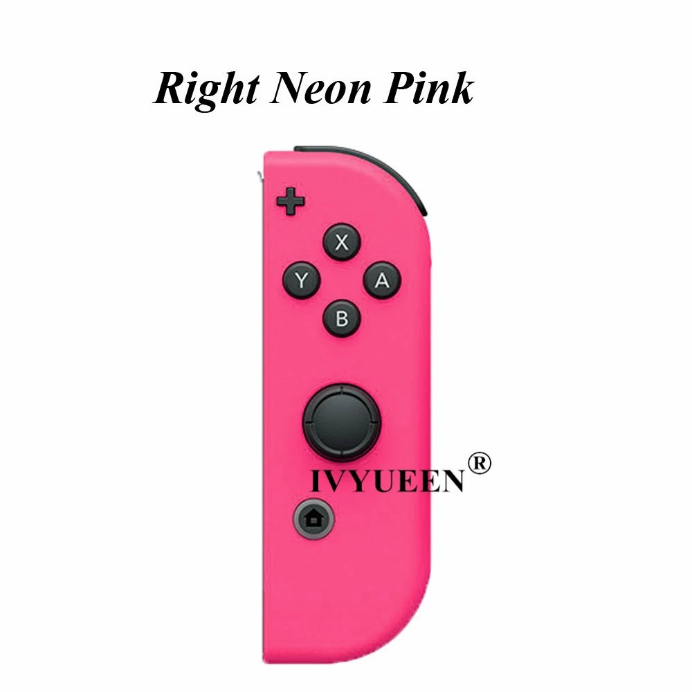 IVYUEEN/сменный чехол-накладка для пульта дистанционного управления Kind Switch NS Joy-Con, чехол для контроллера JoyCons, зеленый, розовый, белый, запасные части
