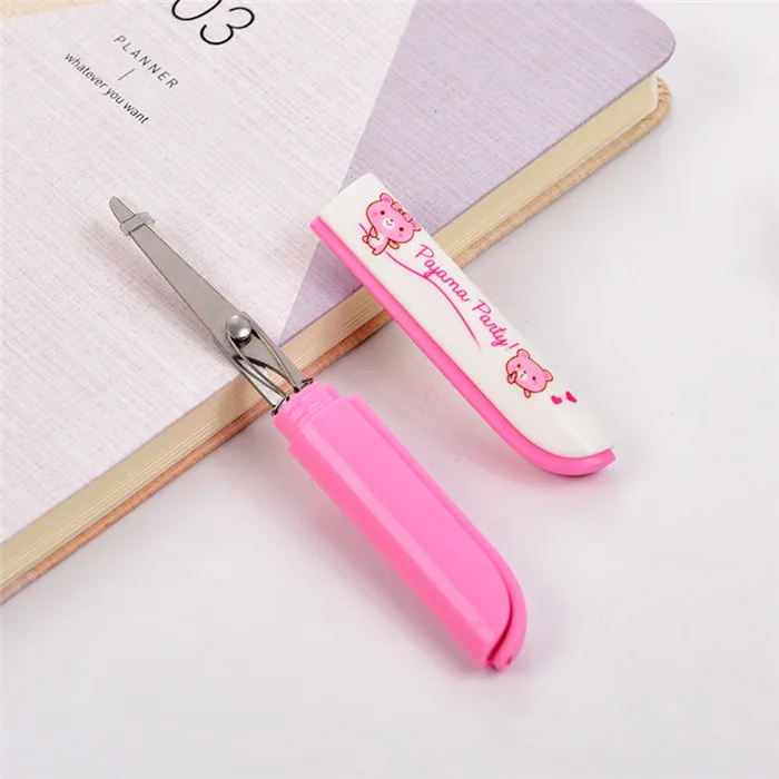 Творческий Kawaii мультфильм Скрапбукинг ручка Дизайн ножницы детей DIY инструмент студент канцелярские мини Бумага Ножи Офис резак
