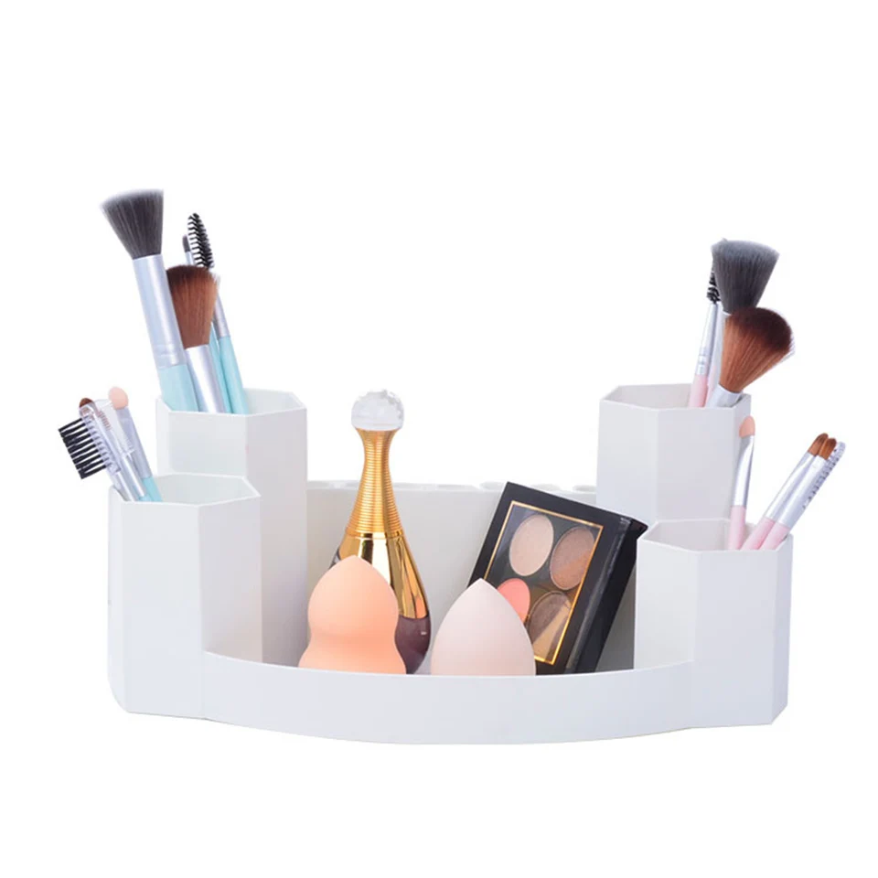Storage Box 2 Msjo коробка для хранения пластиковый органайзер для макияжа ювелирные изделия ожерелье Ногтей польские серьги коробка Домашний Настольный органайзер для косметики - Цвет: Storage Box 2