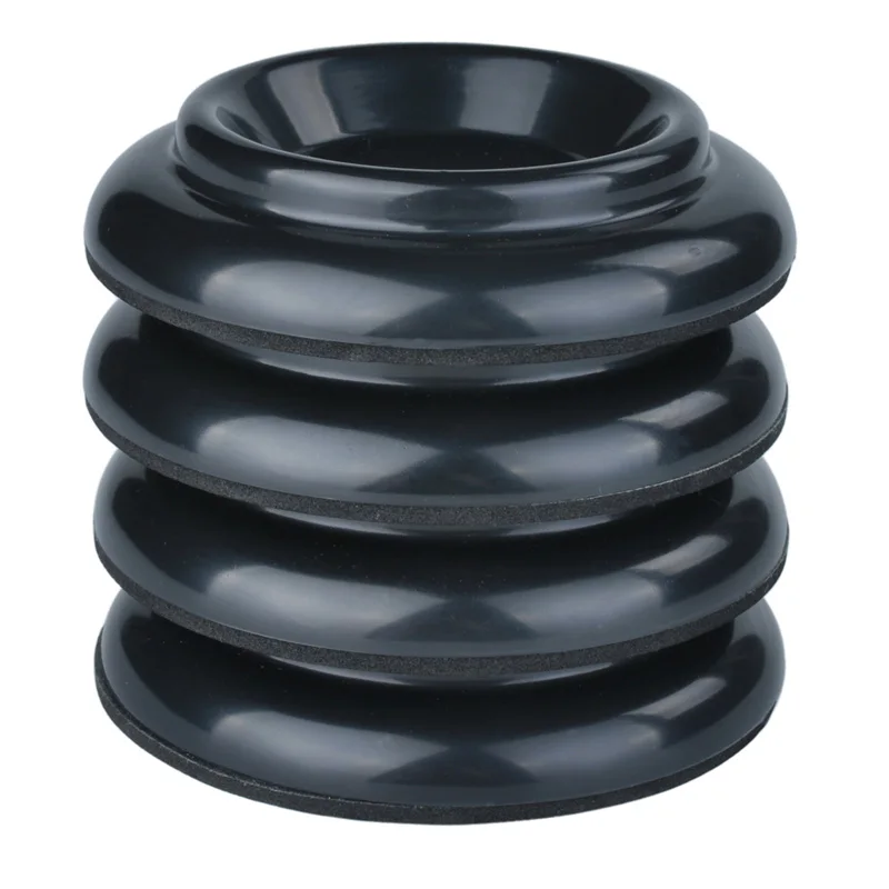 4 шт. черные пластиковые подставки для фортепиано вертикальные Кастер чашки