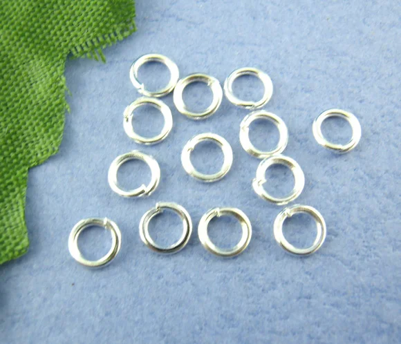 DoreenBeads 5 мм сплав на железной основе открыт Перейти Кольца выводов Круглые