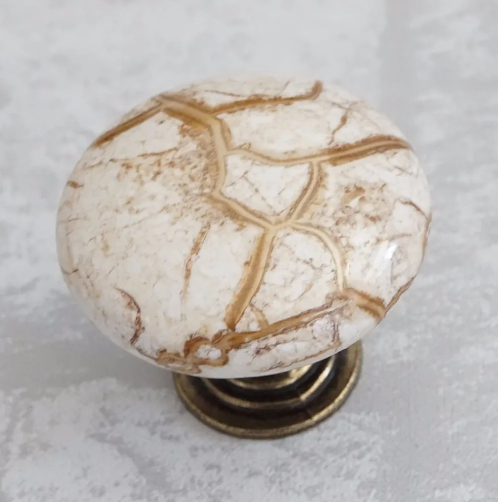 Ручки/ручки для ящиков в стиле ретро шкафа/комода потёртости керамическая мебель