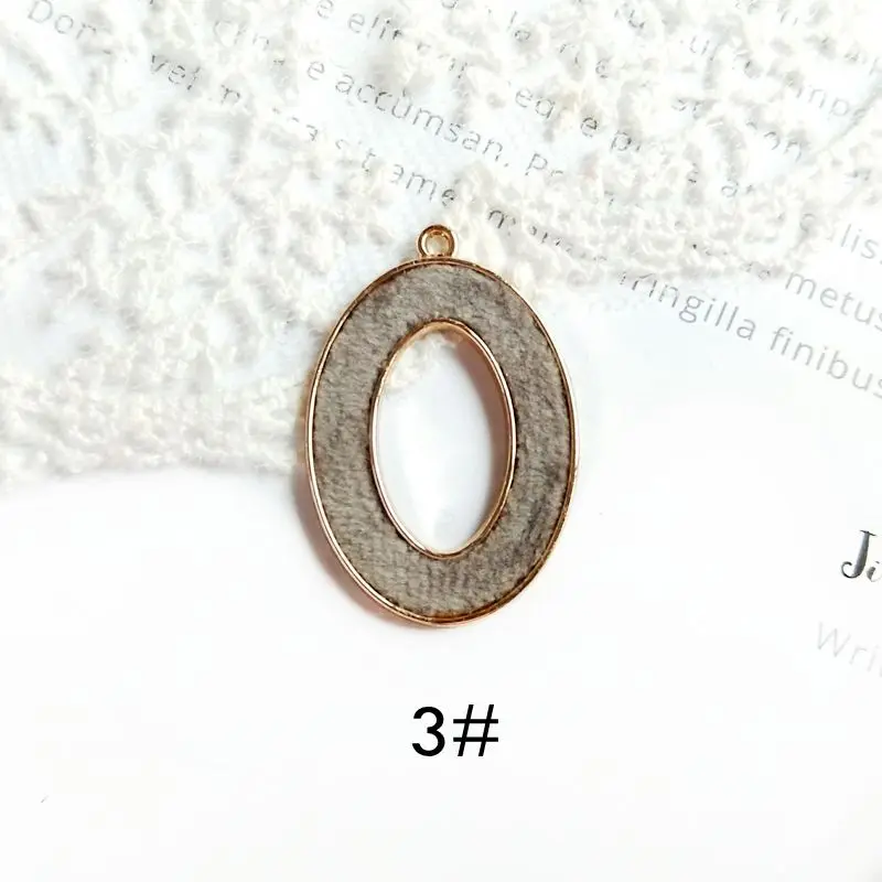 Шт. 6 шт. Сплав Серьги Кулон Diy ювелирных изделий Аксессуары материал ручной работы Геометрия - Цвет: skp1991-3