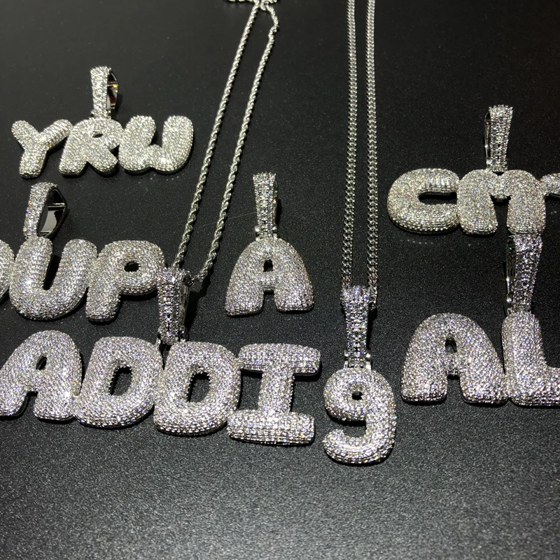 Iced out индивидуальная именная табличка