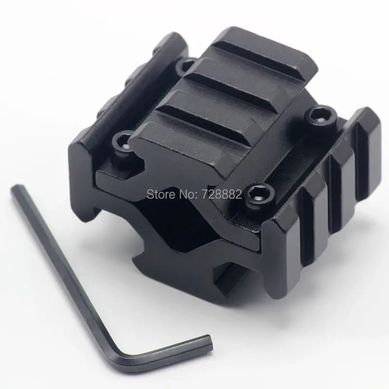 20 миллиметровое крепление Вивера Пикатинни 4 рельсовое для цилиндрического