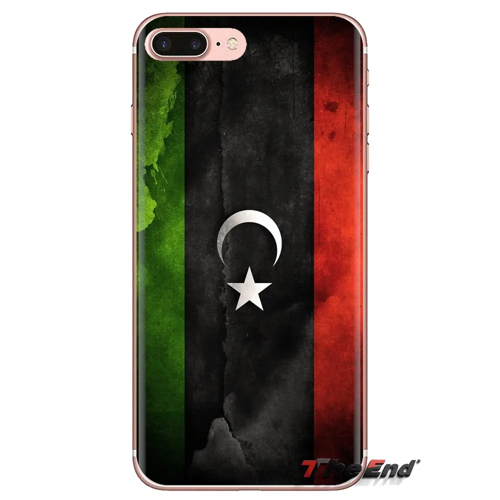 Мягкий чехол для Huawei G7 G8 P7 P8 P9 P10 P20 P30 Lite Mini Pro P Smart Plus 2017 2018 2019 Ливия fly line Флаг Печать