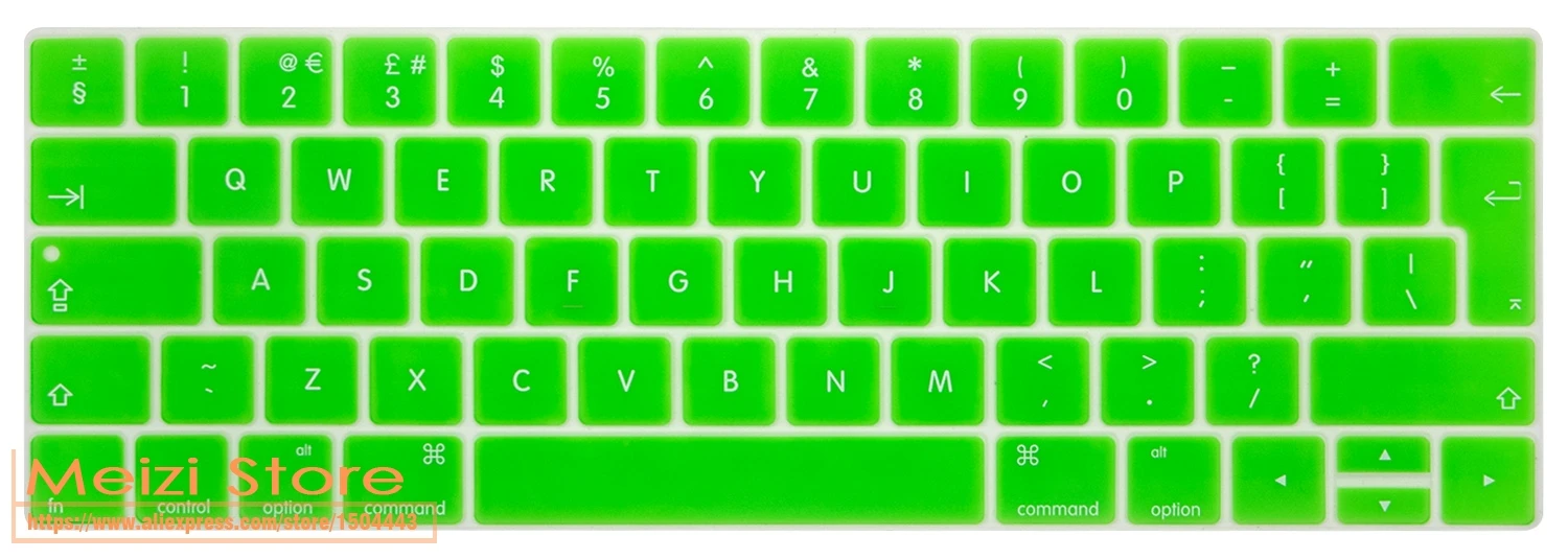 Силиконовая клавиатура для ноутбука Обложка для Новинка Macbook Pro 13 дюймов/15 дюймов с touchbar EU версия A1706 A1707