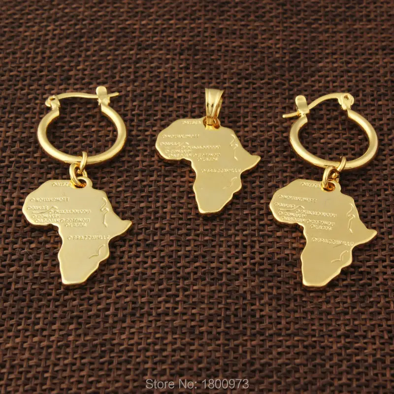 Adixyn африканские ювелирные изделия с дизайном карта наборы ювелирных изделий