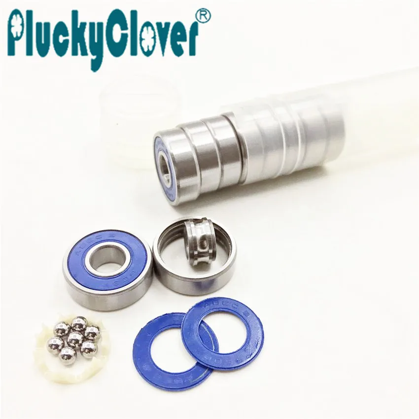 10 шт. Abec9 Abec11 608 2rs черные роликовые коньки подшипник синий скейтборд колеса ролик