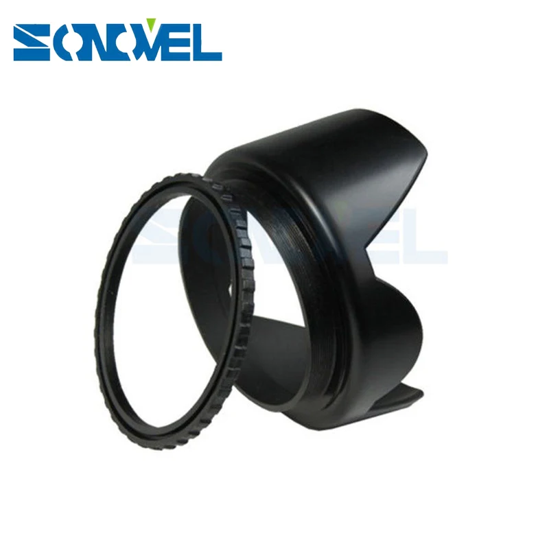 55 мм УФ фильтр + передняя крышка объектива Цветочная бленда для Nikon D5600 D5500 D5300 D7500