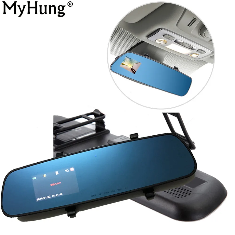 3 2 ''мини Автомобильная камера Автомобильный видеорегистратор синий обзор