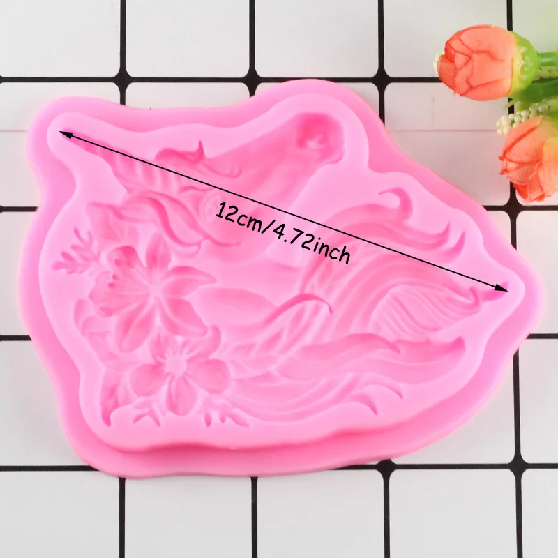 Sugarcraft Единорог силиконовый Фондант для форм кекса формы торт декоративное устройство для шоколада форма для мастики смолы глины резиновые формы