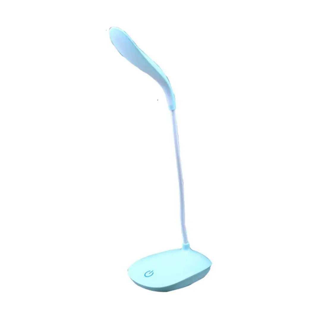 Светодиодный настольный светильник с сенсорным экраном, складной на 360 градусов, USB-зарядкой, 600 люкс яркости, 800 мАч источником питания, 1,5 Вт мощности и цветовой температурой 5500-6000 Кельвинов с 4-6 часовым временем работы.