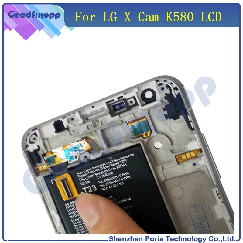 Оригинальный ЖК-дисплей для LG X Cam K580 сенсорный ЖК-экран с дигитайзером в сборе